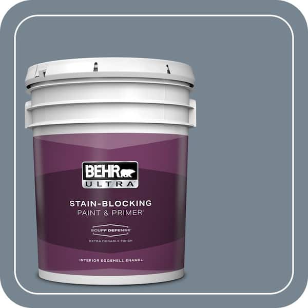 BEHR ULTRA 5 gal. #PPU14-05 Forever Denim Extra Durable Eggshell Enamel Interior Paint & Primer