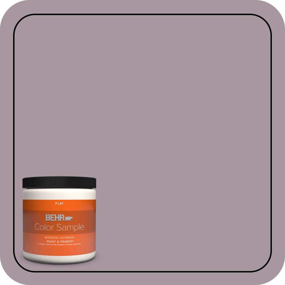 8 oz. #N110-3 Fig Preserves Flat Interior/Exterior Paint & Primer Color Sample price history on PriceWatchPro