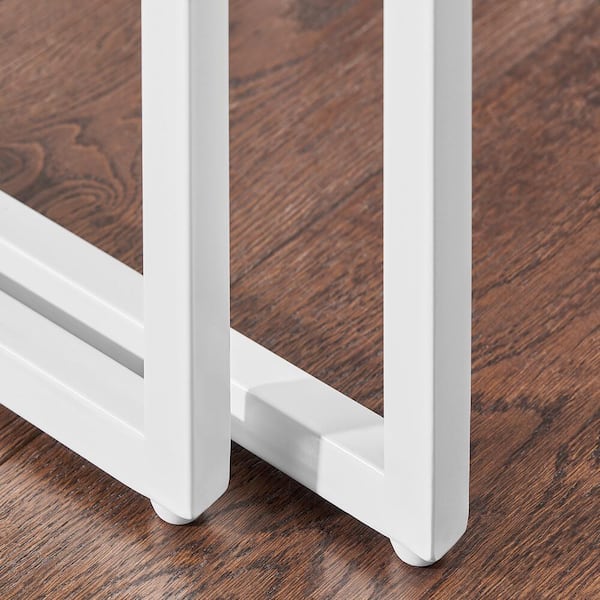 StyleWell Donnelly White Nesting Tables with White Wood Top