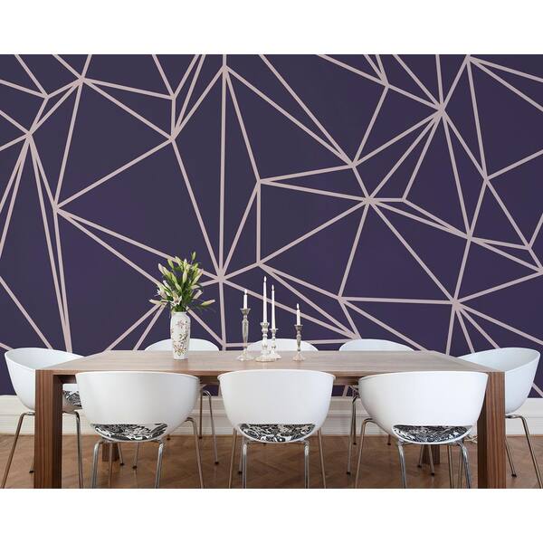 Wall Rogues Purple Vertex Wall Mural