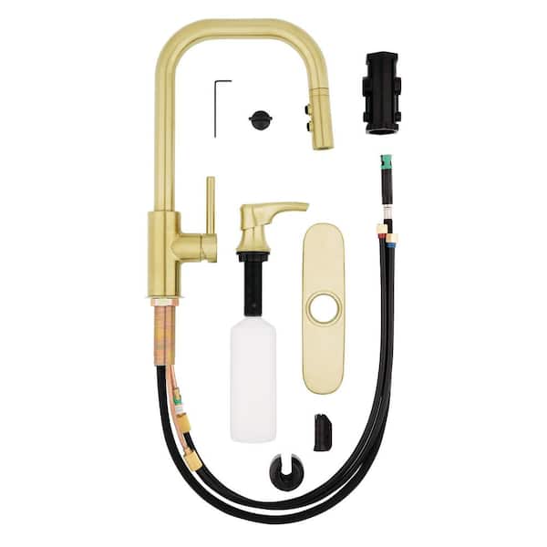Pfister Zanna Single Handle Pull Down Sprayer Kitchen Faucet with