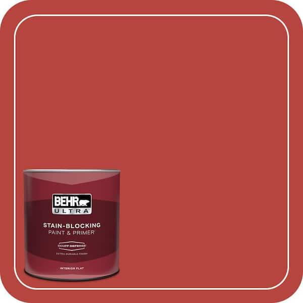 BEHR ULTRA 1 qt. #P160-7 Stiletto Love Extra Durable Flat Interior Paint & Primer
