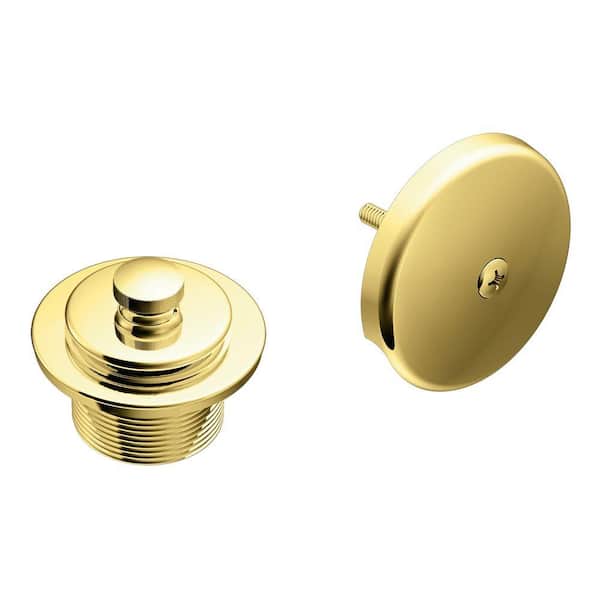 MOEN Tub and Shower Drain Covers in Polished Brass