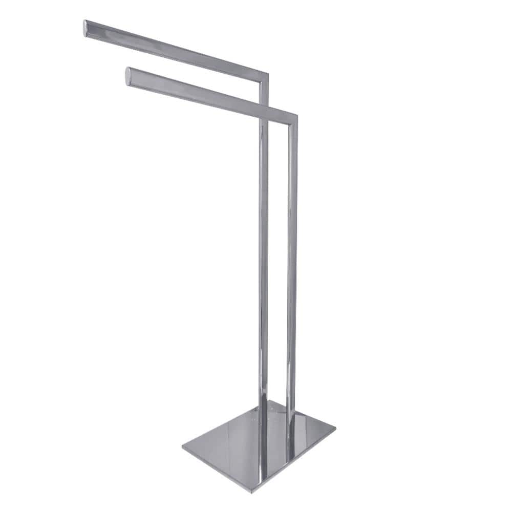 Edenscape 2-Bar Freestanding Towel Rack in Polished Chrome price history on PriceWatchPro