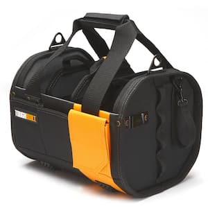 12" Black Modular Tote with 61 pockets and heavy-duty reinforced construction