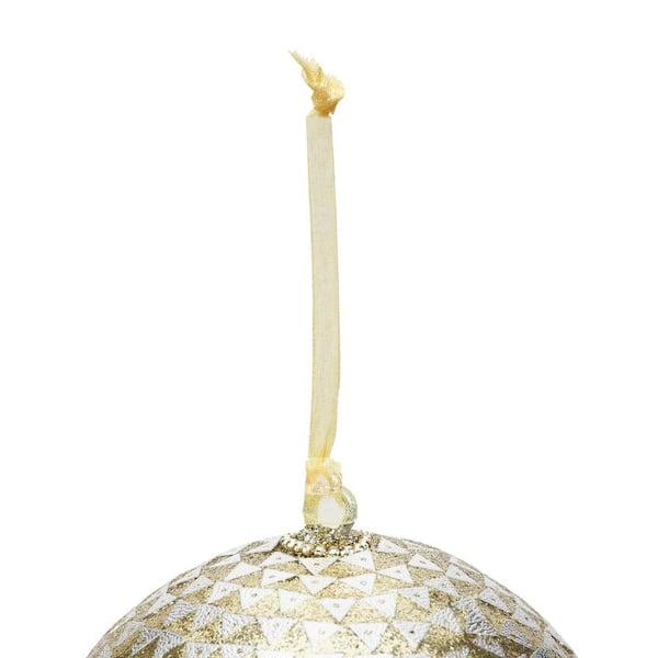 200 mm Gold Christmas Shatterproof Plastic Ball Ornament