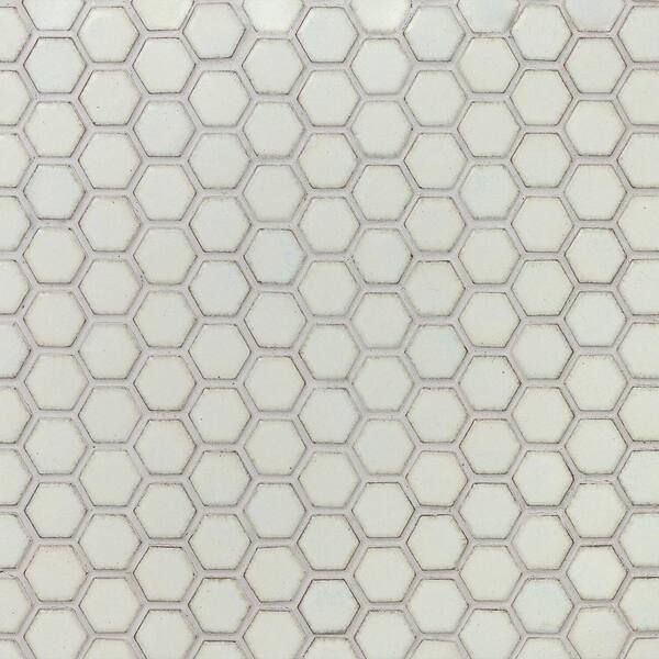 Ivy Hill Tile Bliss Edged Hexagon Sage 12 in. x 12 in. x 6 mm Polished ...