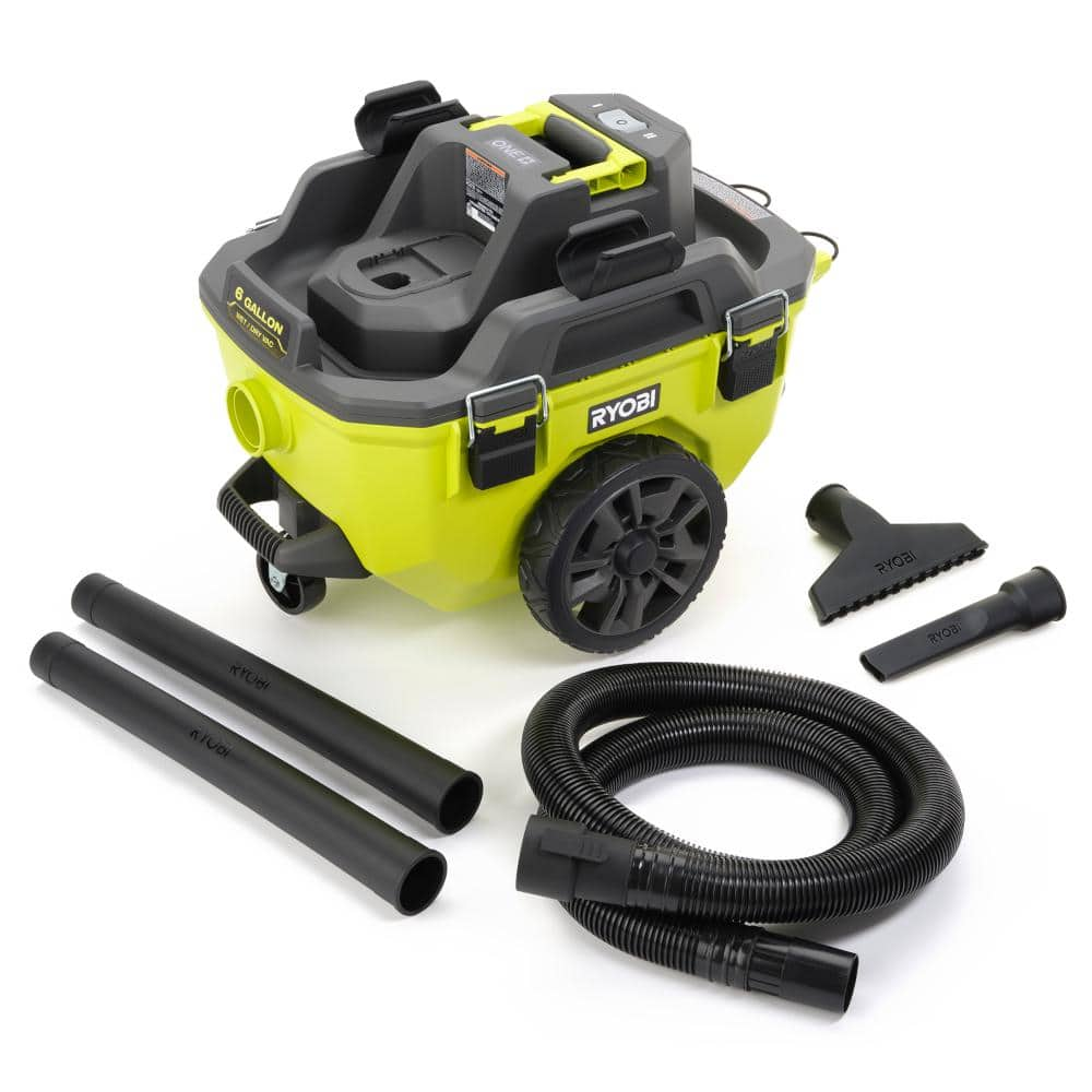 RYOBI ONE+ 18V Cordless 6 Gal. Wet Dry Vacuum (Tool Only