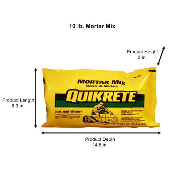 Quikrete 10 lb. Quick-Setting Cement Concrete Mix 124011 - The Home Depot