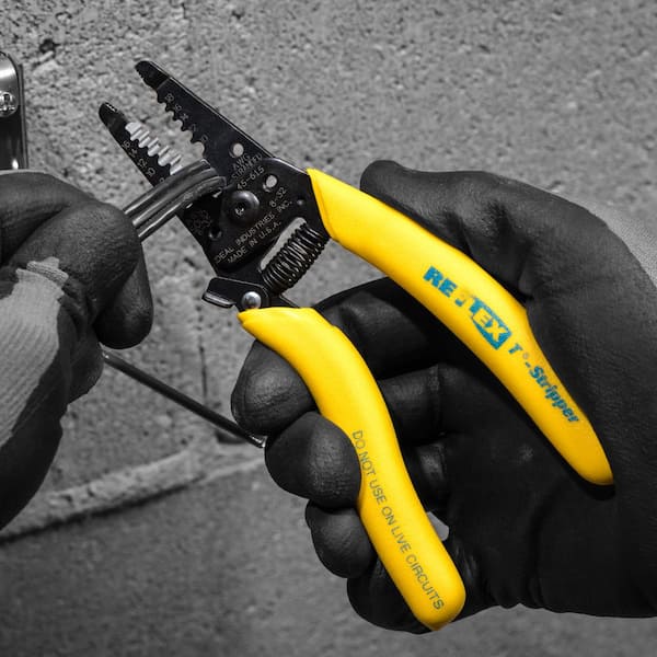 IDEAL Reflex Super T-Stripper Wire Strippers 8-16 AWG 45-615 - The
