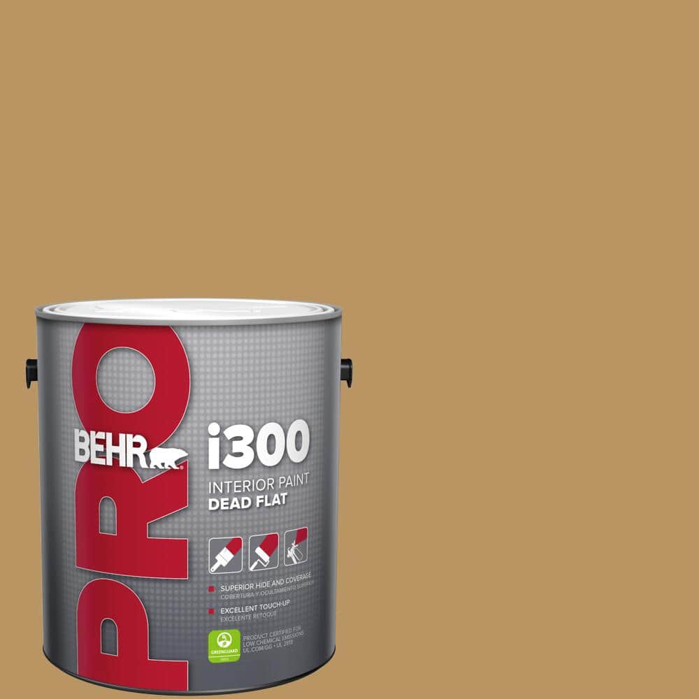 1 gal. #S300-5 Spiced Mustard Dead Flat Interior Paint price history on PriceWatchPro