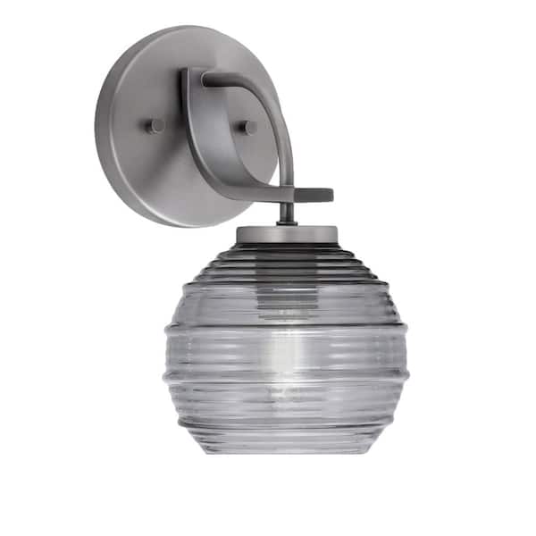 Unbranded Olympia 1-Light Graphite Wall Sconce