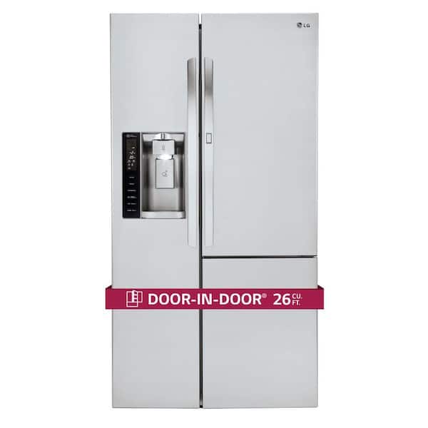 LG 26.1 cu. ft. Side by Side Refrigerator with ColdSaver and Door