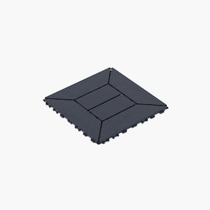 1ft. x 1ft. Quick Deck Polypropylene Interlocking Deck Tile in Midnight Blue-1 (44 sq. ft. per Box)