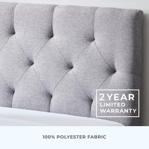 Outer Foam Dark Grey HeadBoard Bed Cushion – Coozly