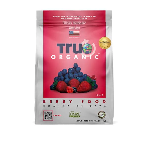 TRUE ORGANIC 4 lbs. Organic Berry Food 5-4-4 Dry Fertilizer