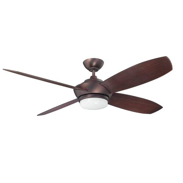Designers Choice Collection Zeta 52 in. Oil Brushed Bronze Ceiling Fan