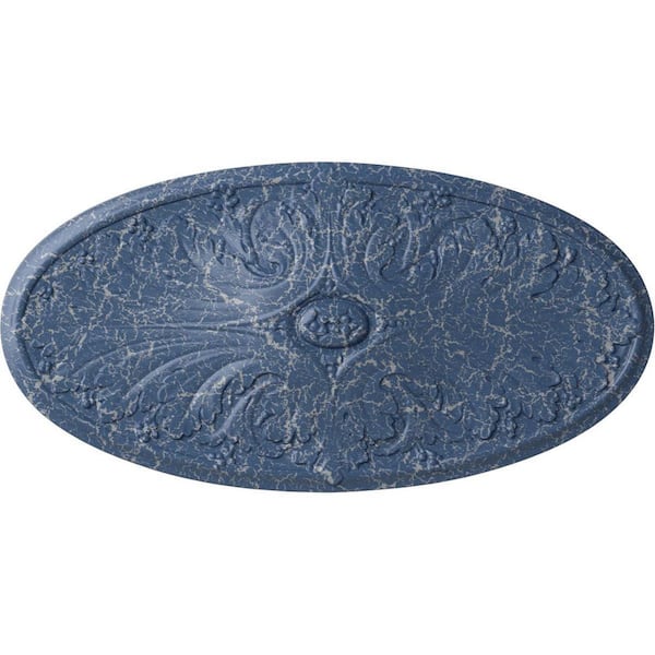 Ekena Millwork 24-3/4 in. W x 12-1/2 in. H x 1-3/4 in. Madrid Urethane Ceiling, Americana Crackle