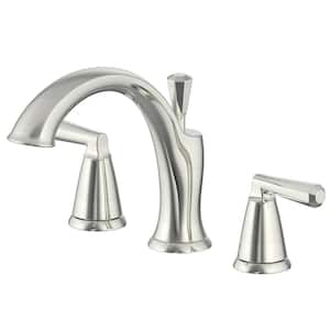 Liege 2-Handle 3 Hole Roman Tub Faucet in Brushed Nickel