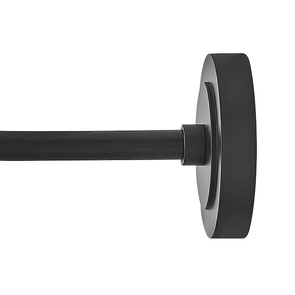 HINKLEY - Forge 1-Light Black Hardwired Outdoor Wall Lantern Sconce