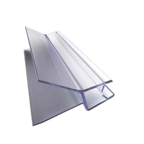 DreamLine 42 in. L Clear Bottom Vinyl Sweep with a Deflector for 3/8 in. Glass Shower Door