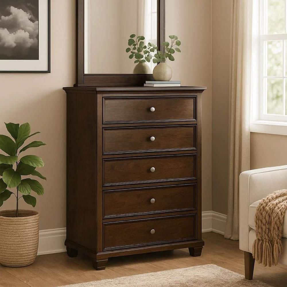 princess polly baby blue dress Highland Dutch Brown Oak 8 Drawer Dresser From Home Gallery Stores main image 1