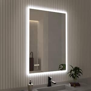 Musci 24 in. W x 36 in. H Rectangular Frameless LED Wall Bathroom Vanity Mirror