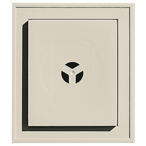 Builders Edge 7 in. x 8 in. # 089 Champagne Square Mounting Block