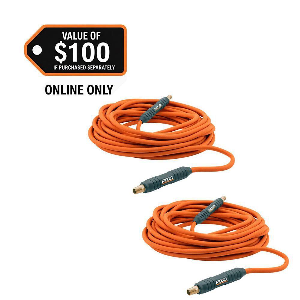 1/4 in. 50 in. Lay Flat Air Hose (2-Pack) price history on PriceWatchPro