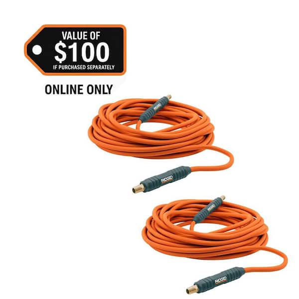 1/4 in. 50 in. Lay Flat Air Hose (2-Pack)