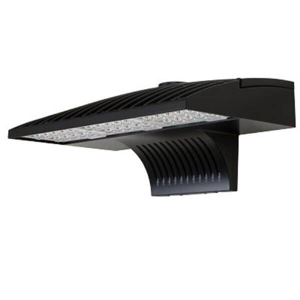 Lithonia Lighting D-Series 180-Degree Outdoor Dark Bronze LED Motion Sensing Wall Pack