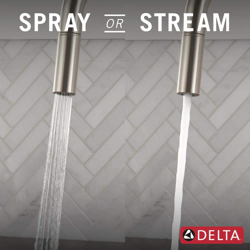 Stainless Steel Single Handle Pull-Down Kitchen Faucet