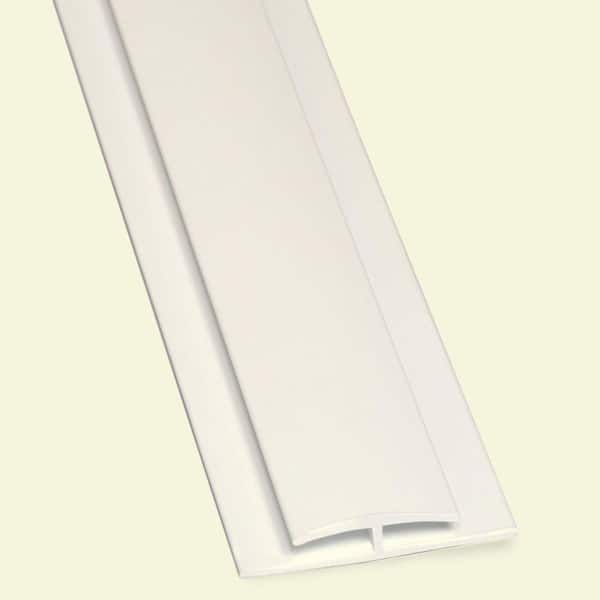 8 ft. x 1-3/4 in. x 1/4 in. PVC Bar Molding