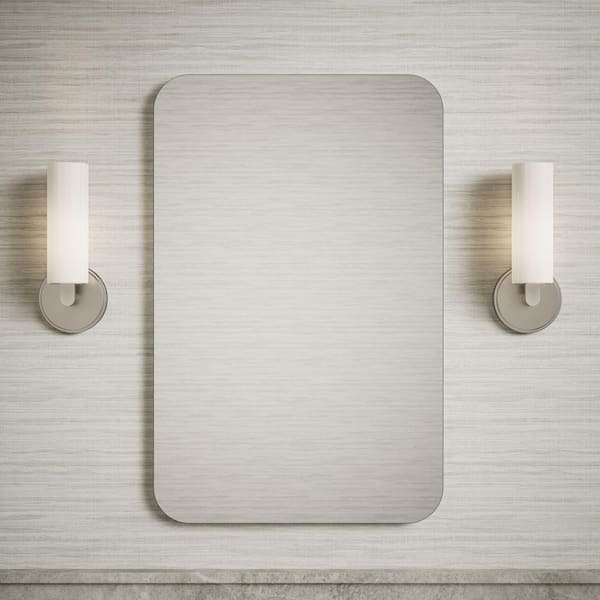 Embark 20 in. W x 31 in. H Rectangular Rounded Recessed/Surface Mount Medicine Cabinet with Mirror