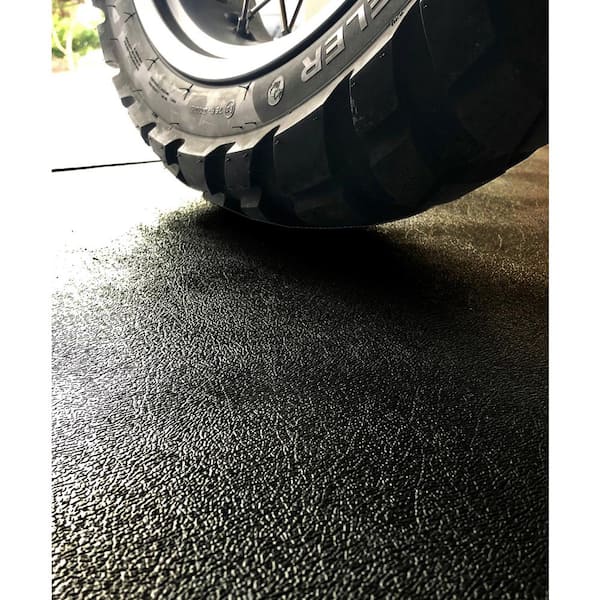 Trailer Flooring Midnight Black Levant Commercial Vinyl Sheet Flooring (8.5 ft. W x 20 ft. L)