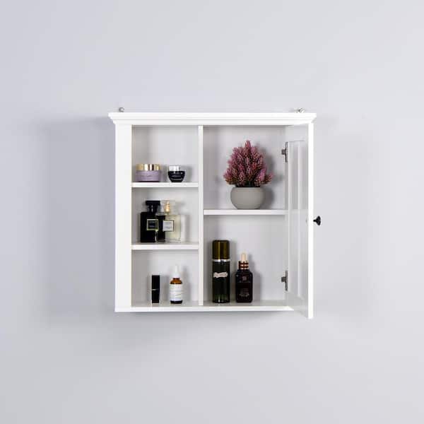 20.86 in. W Bathroom Wooden Wall Cabinet