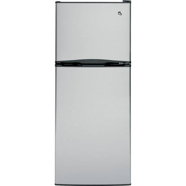 GE 11.55 cu. ft. Top Freezer Refrigerator in Stainless Steel