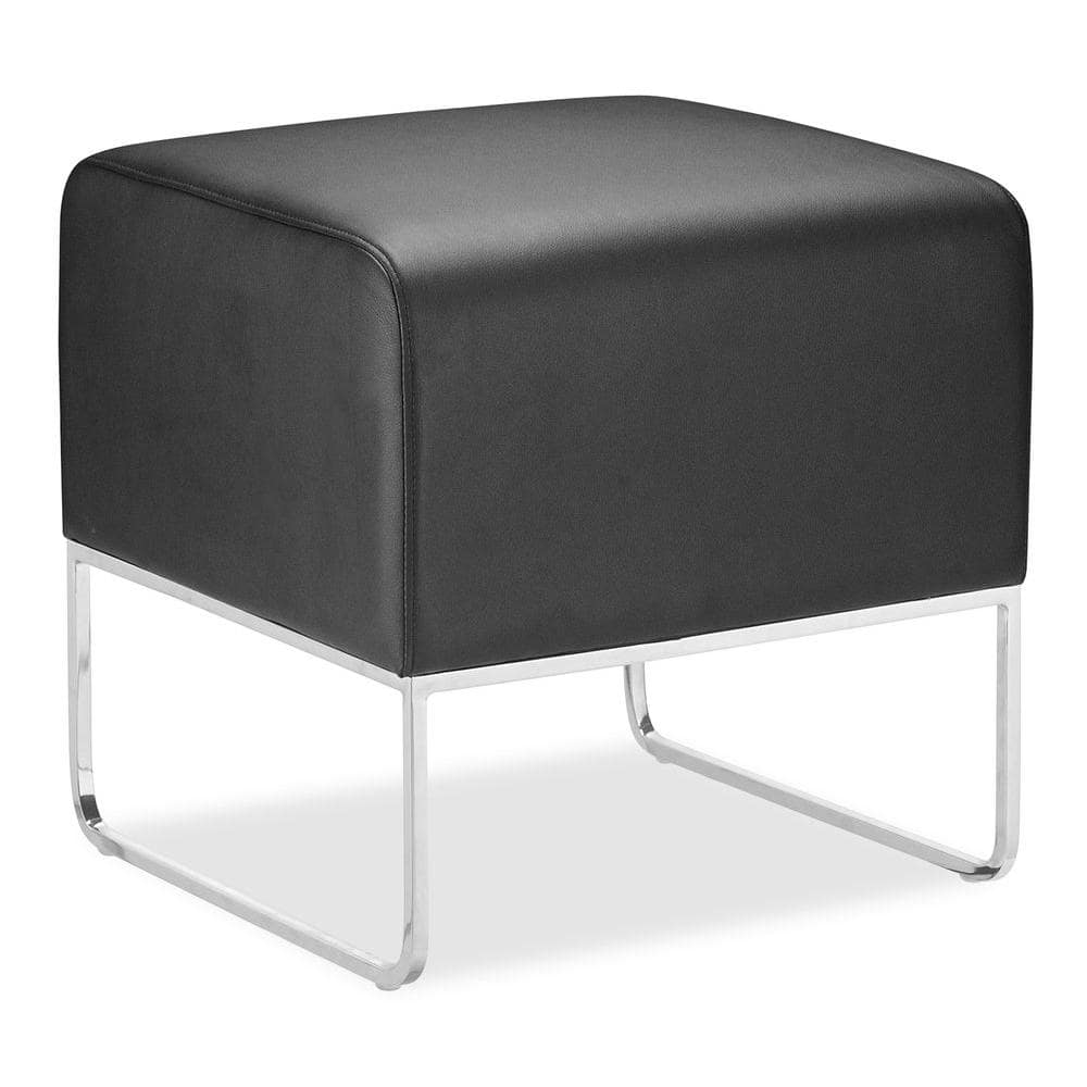 ZUO Black Accent Ottoman 103003 - The Home Depot