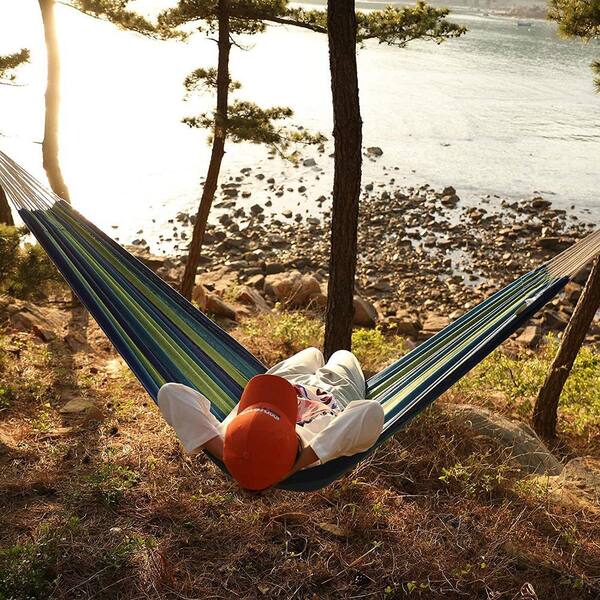 3.8 ft. 2-Person Brazilian Hammock Portable Hammock Extra Large