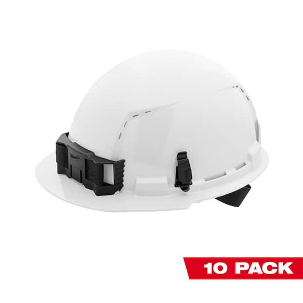 Milwaukee BOLT White Type 1 Class C Front Brim Vented Hard Hat