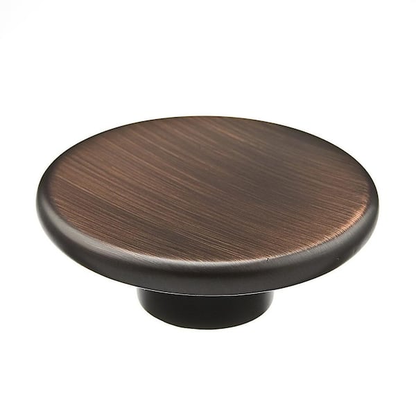 Richelieu Hardware Branson Collection 2-1/4 in. (57 mm) Brushed Oil-Rubbed Bronze Contemporary Cabinet Knob
