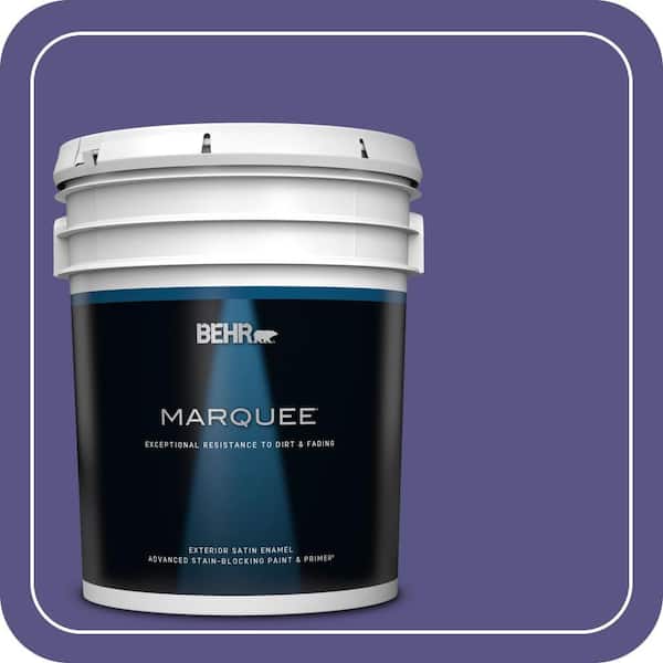 BEHR MARQUEE 5 gal. #PPU16-01 Aurora Splendor Satin Enamel Exterior Paint & Primer