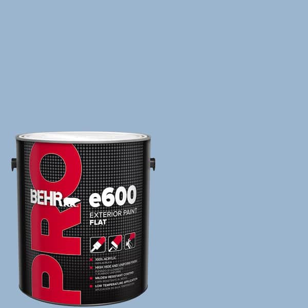 BEHR PRO 1 gal. #PPU14-10 Blue Suede Flat Paint