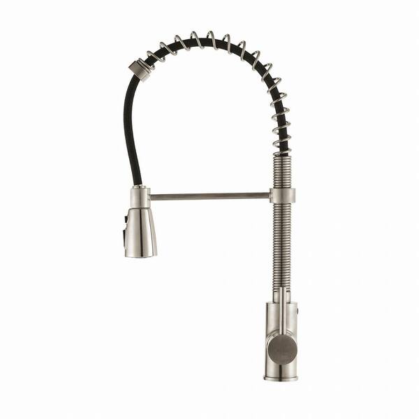 Kraus Single Lever Pull Down Kitchen Faucet in Stainless Steel KPF-1612SS Kraus Single Lever Pull Down Kitchen Faucet in Stainless Steel KPF-1612SS