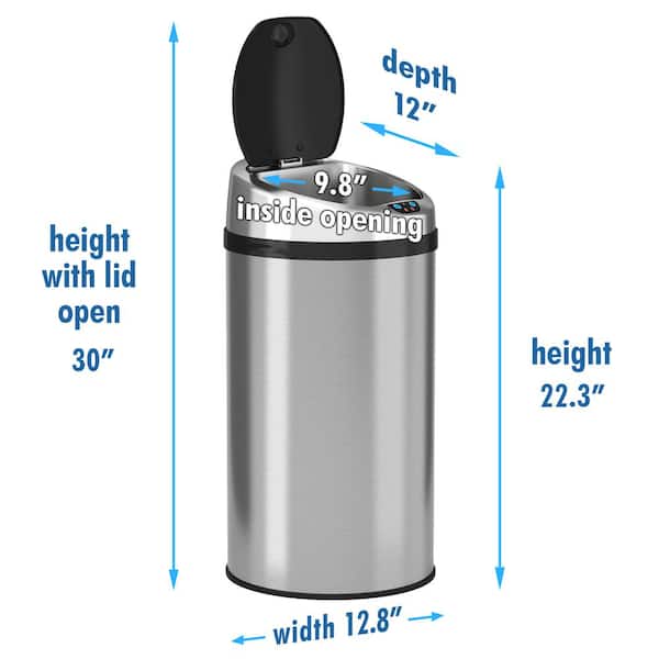22.3 Gallons Disposable Recyclable Cardboard Trash Cans (Blank)