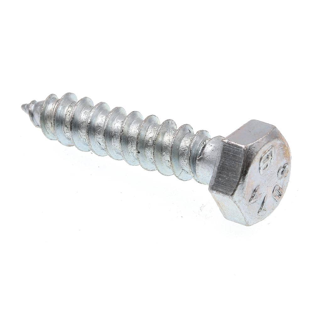 A307 Grade A Zinc Plated Steel 5/16 in. x 1-1/2 in. External Hex Lag Screws (100-Pack) price history on PriceWatchPro