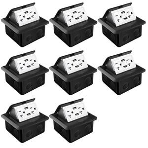 thumbnail image 2 of Pop Up Floor Outlet Box With USB Charging - Waterproof Electrical Box For Countertops & Floors 2 of 13