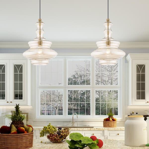 スケールモデル 新作 AVIANCE LIGHTING Midland 1-Light Antique Brass Pendant with 邦楽