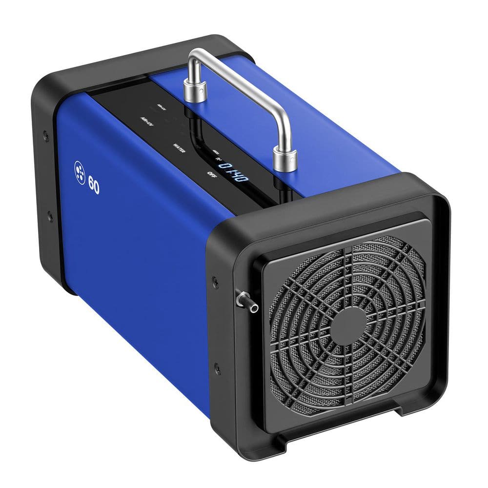 4800 sq. ft. Ion Generator Ozone Generator in Blue with 60000mg/h Output, LCD Touchscreen, 15s Delayed Start, Dual-Hose price history on PriceWatchPro
