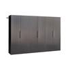 Prepac HangUps 108 in. W x 72 in. H x 20 in. D Storage Cabinet Set E in Black ( 3 Piece ) BRGW-0705-3M